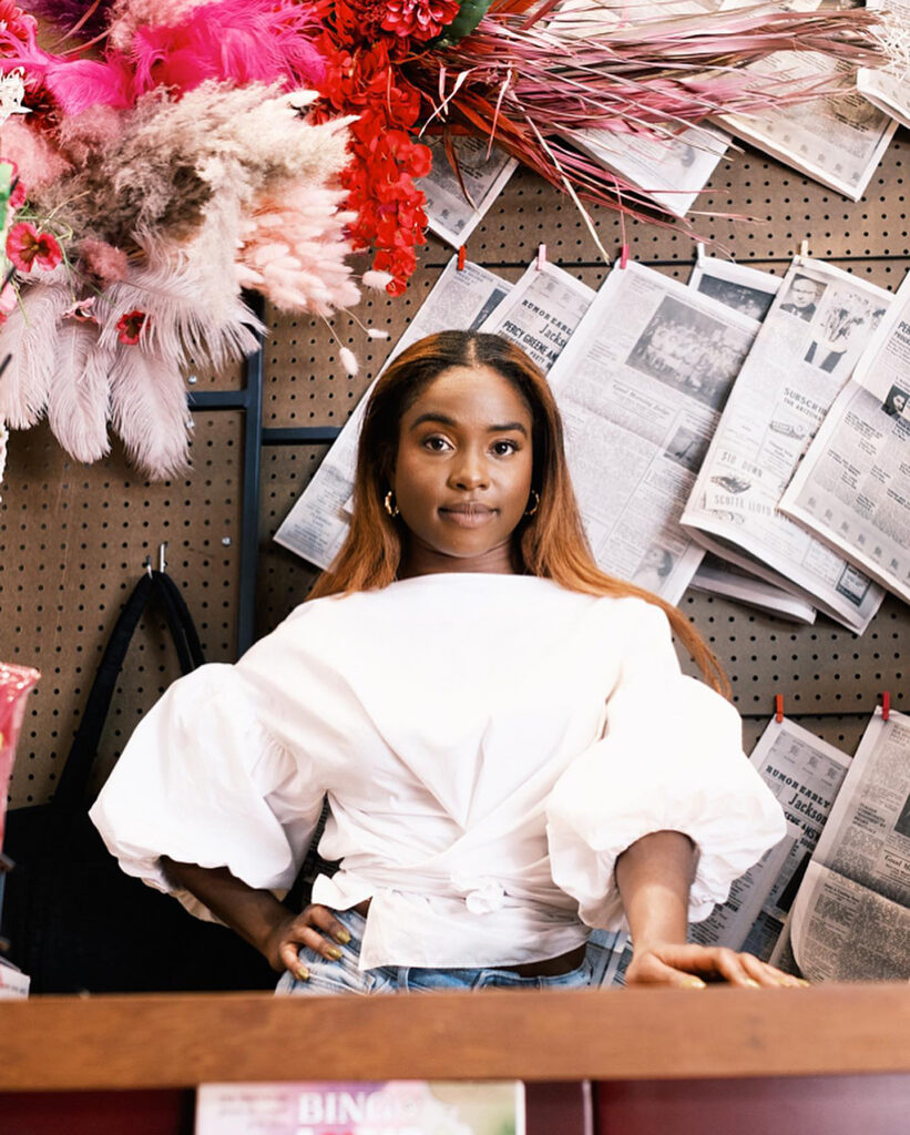 Kehmari Norman of Black Flower Market (Photography by Kyna Uwaeme)